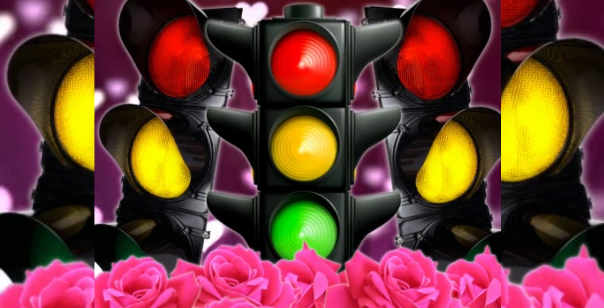 Traffic Lights Valentine's Edition